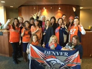 The Center for Spine and Orthopedics proudly celebrated Broncos Spirit Day today! 