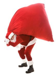 Is Santa Setting Himself Up For Back Pain?